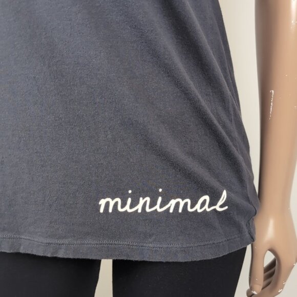 3/$20 Forever 21 Minimal Tshirt Short Sleeve Graphic Print Classic Crew Neck Top - Picture 3 of 9